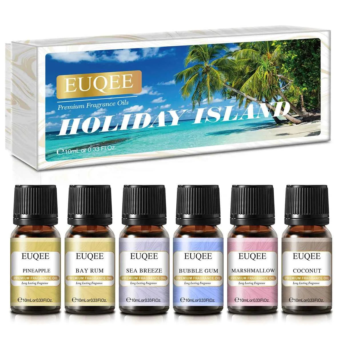 6 Piece Fragrance Oil Collection – Premium 10ml Aroma Diffusion Set for Home & Crafting