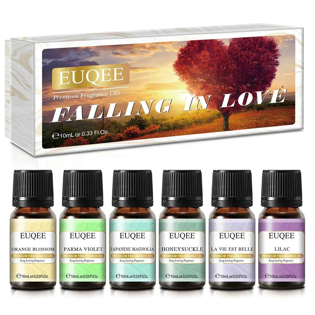6 Piece Fragrance Oil Collection – Premium 10ml Aroma Diffusion Set for Home & Crafting
