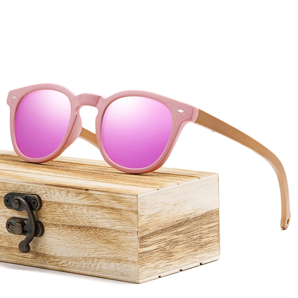Eco-Friendly Wooden Grain Sunglasses by Snagg It Sunglasses