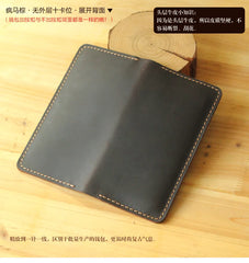Handmade Vintage Leather Long Wallet