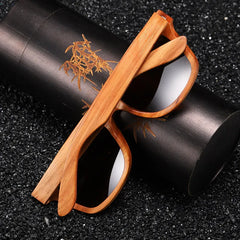 Natural Wood Polarized Sunglasses by Snagg It Sunglasses