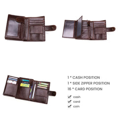 Genuine Leather Men’s Wallet by Snagg It Wallet