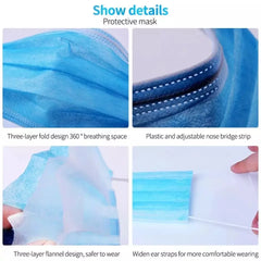 50-200pcs Disposable Mask Earloop by Snagg A Face Mask