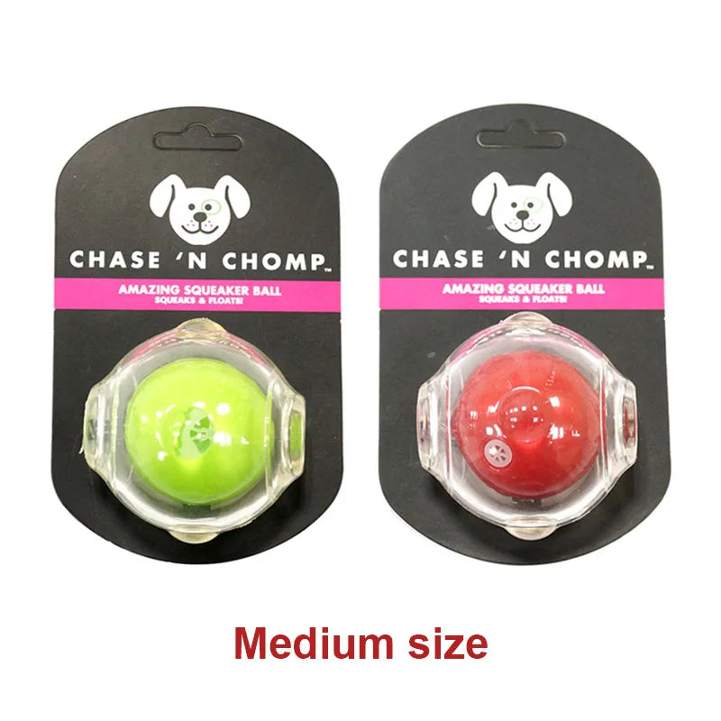 Durable Squeaker Dog Ball by Snagg A Toy