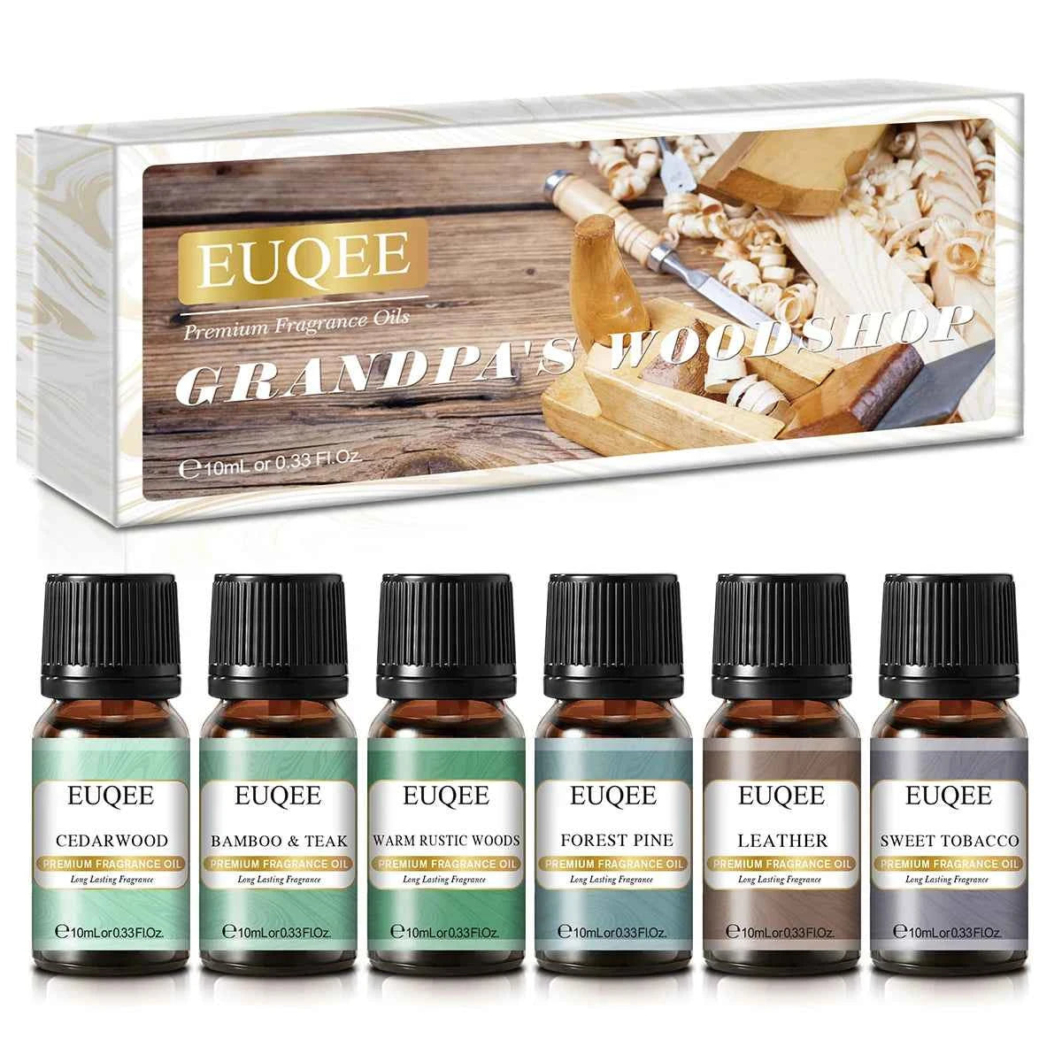 6 Piece Fragrance Oil Collection – Premium 10ml Aroma Diffusion Set for Home & Crafting