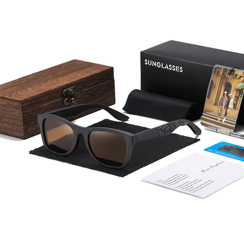 Wooden Polarized Sunglasses