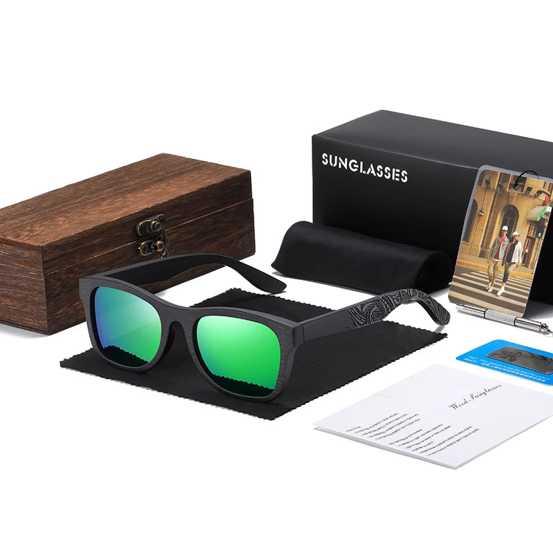 Wooden Polarized Sunglasses