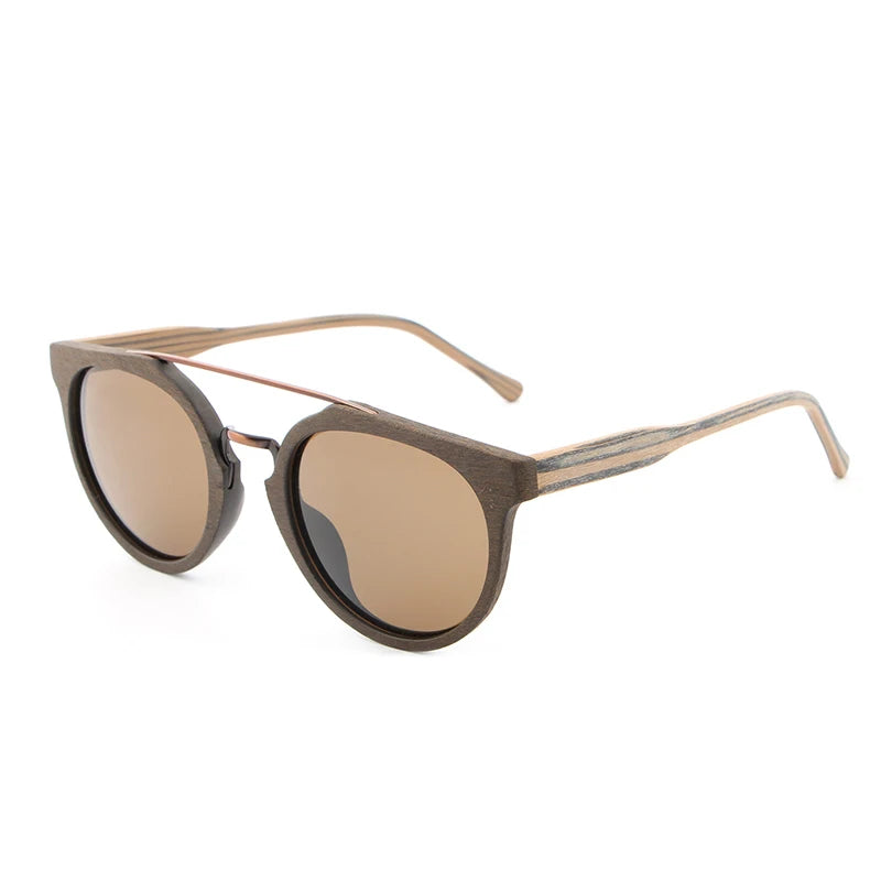 Vintage Acetate & Wood Sunglasses