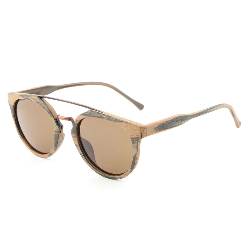 Vintage Acetate & Wood Sunglasses
