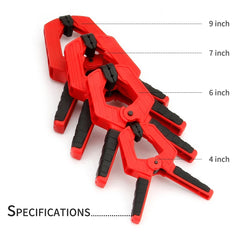 Heavy Duty Woodworking Plastic Spring Clamp by Snagg A Lock Clamp