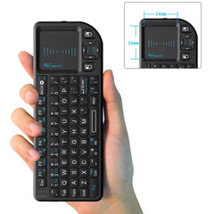 X1 Mini 2.4GHz Wireless Keyboard - 3 in 1 Multimedia Controller & Touchpad