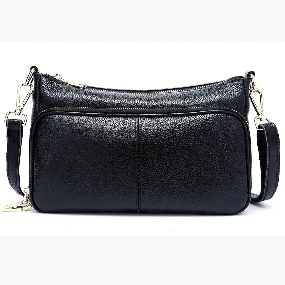100% Genuine Leather Women's Hobo Shoulder Bag – Crossbody Messenger Bag in High-Quality Fashion Design