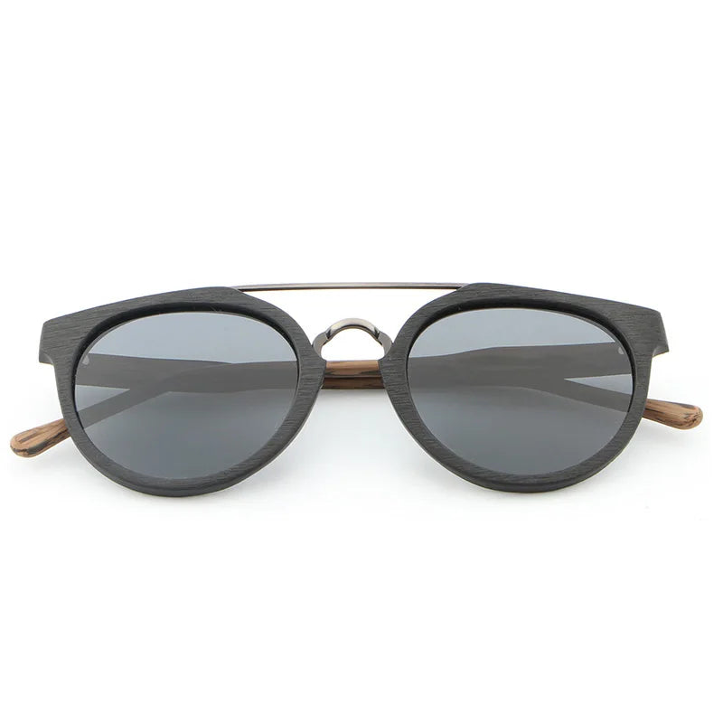 Vintage Acetate & Wood Sunglasses