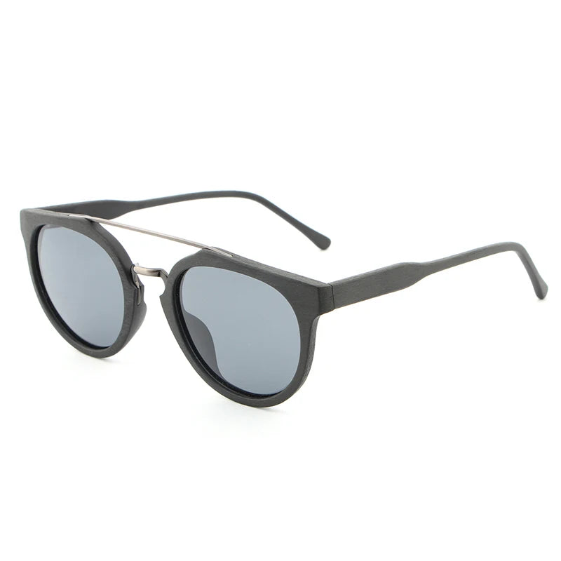 Vintage Acetate & Wood Sunglasses