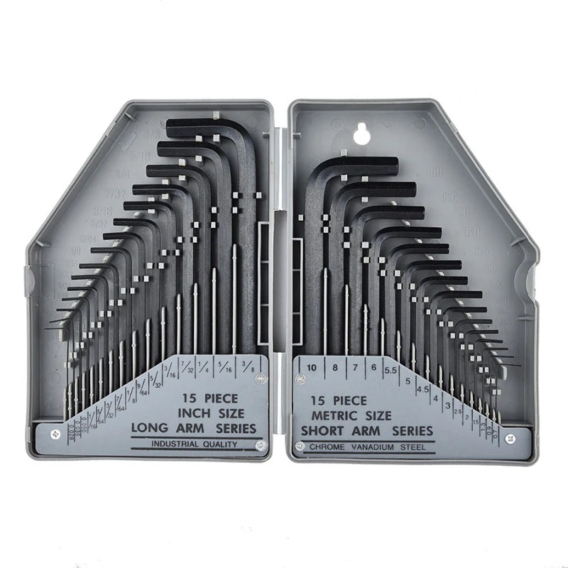 30-Piece Hex Key Wrench Set