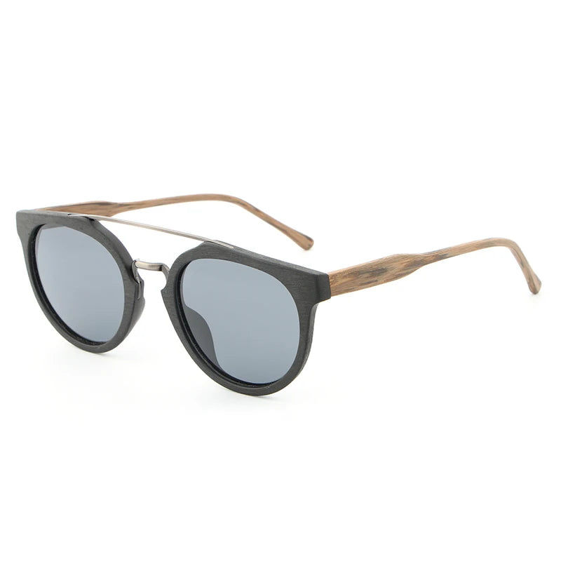 Vintage Acetate & Wood Sunglasses
