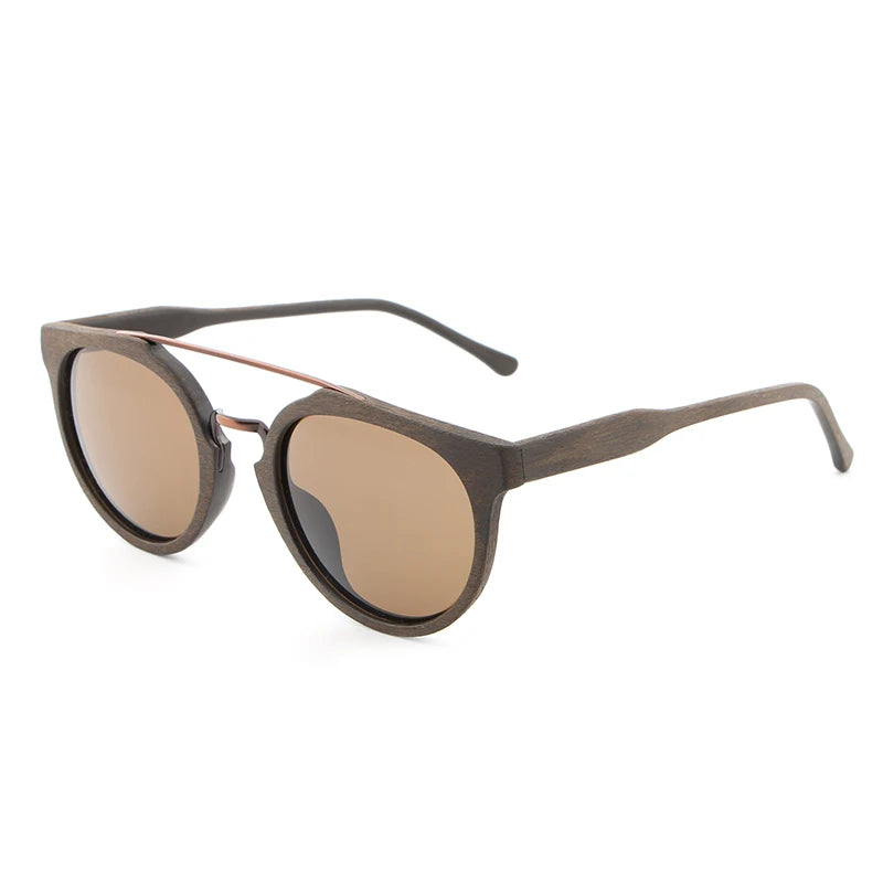 Vintage Acetate & Wood Sunglasses