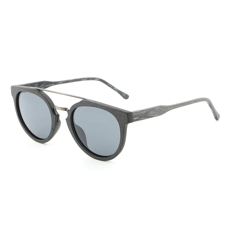 Vintage Acetate & Wood Sunglasses