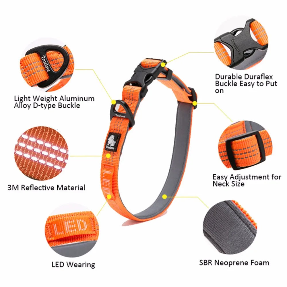 Reflective Dog Collar by Snagg A Pet Collars