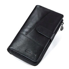 Genuine Leather Long Clutch Wallet by Snagg It Wallet
