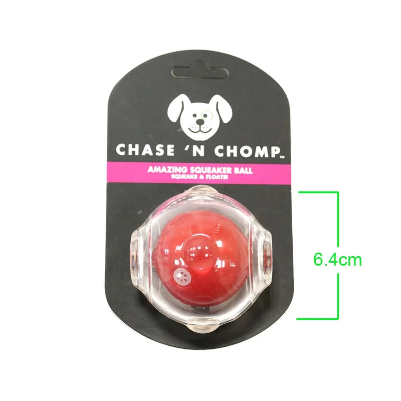 Durable Squeaker Dog Ball by Snagg A Toy