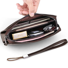 Genuine Leather Lock Clutch Wallet by Snagg It Wallet