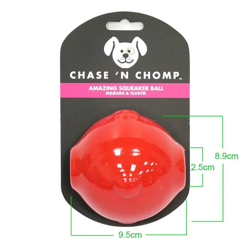 Durable Squeaker Dog Ball - SnaggIt