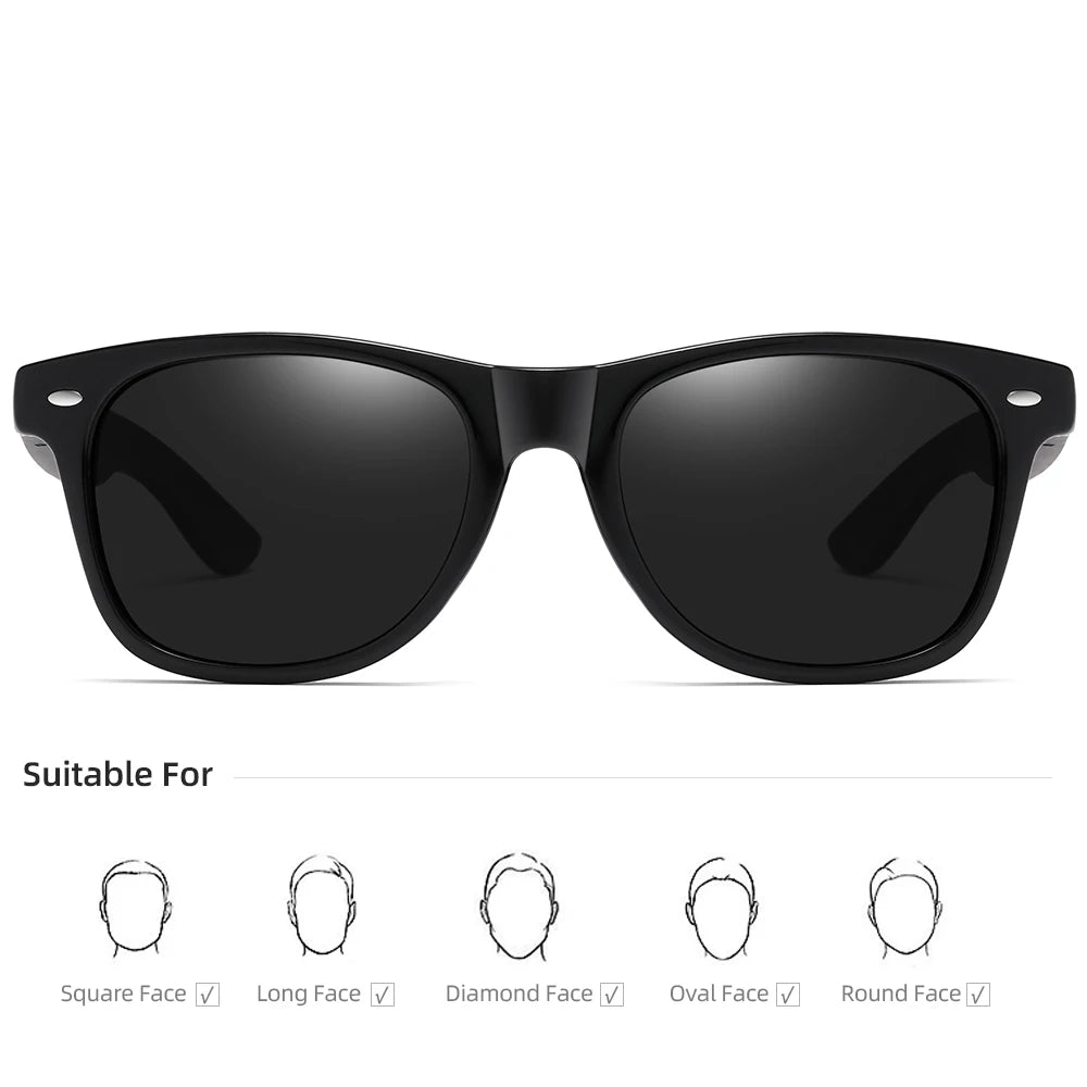 Wooden Bamboo Polarized Oval  Sunglasses