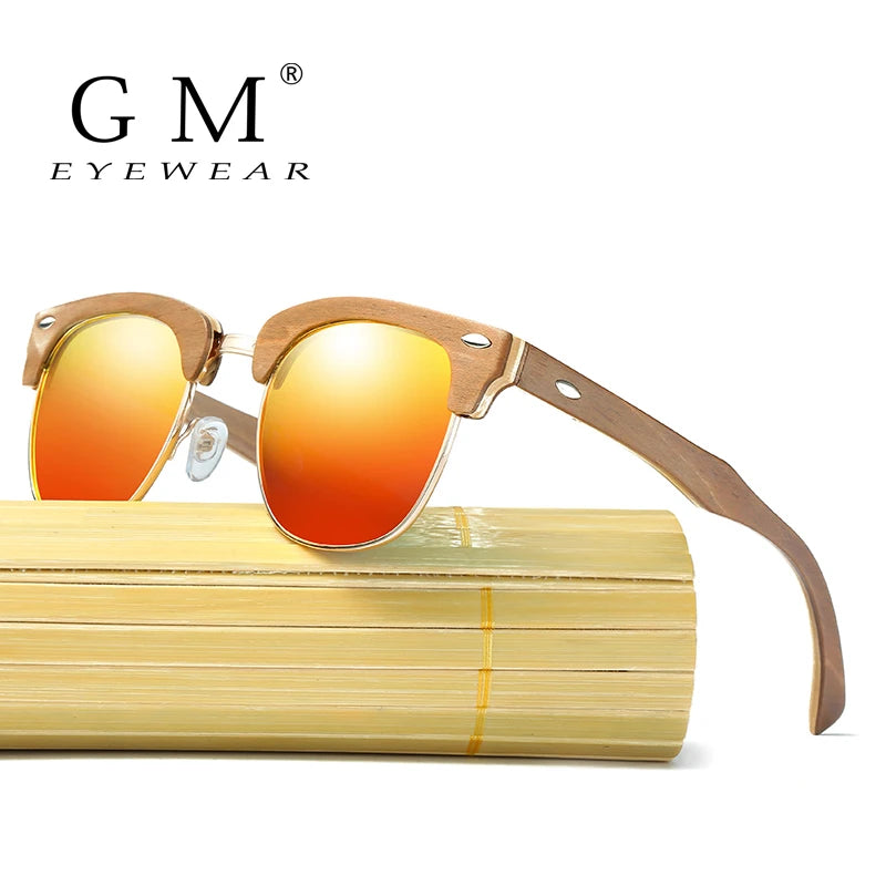 Skateboard Wooden Frame Sunglasses