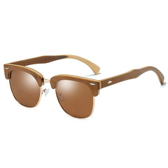 Skateboard Wooden Frame Sunglasses