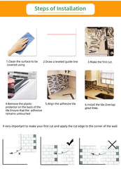 Imitation Brick & Cobblestone Wall Stickers by Snagg A Wall Sticker