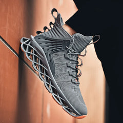 Grey Sneakers – Lightweight Trainers with Height Boost by Snagg A Shoes