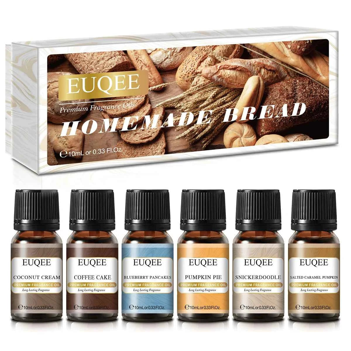 6 Piece Fragrance Oil Collection – Premium 10ml Aroma Diffusion Set for Home & Crafting