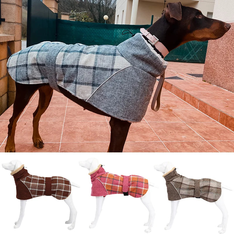 Warm Fleece Winter Big Dog Jacket by Snagg A Jacket