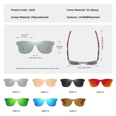 Color Wooden Sunglasses