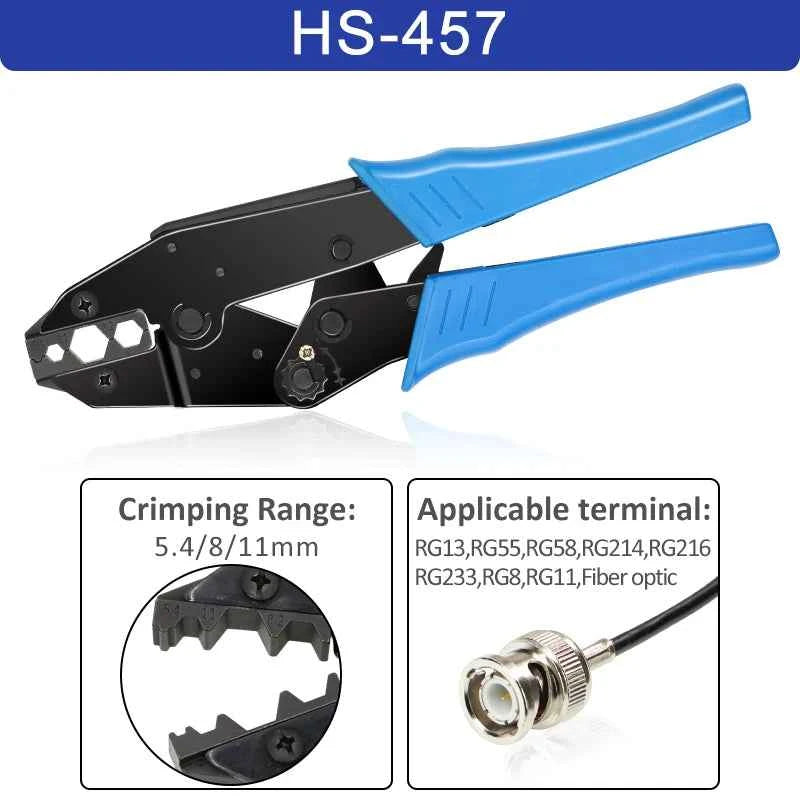 Heavy Duty Cable Cutter & Adjustable Crimping Pliers
