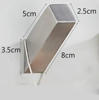 Brushed Nickel Wall Mounted Robe Hook by Snagg A Hook