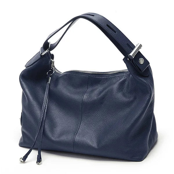 100% Genuine Leather Large Hobo Tote Bag – Women's Top Handle Shoulder Bag & Underarm Purse (0.74kg)
