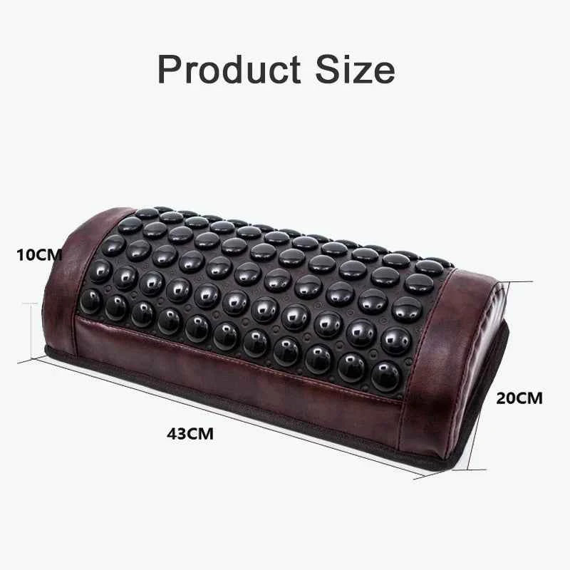 Heating Jade Memory Foam Cervical Pillow – Tourmaline Bianstone Neck Therapy Pillow