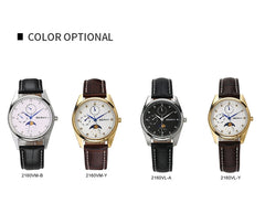 BERNY Women’s Moon Phase Quartz Watch