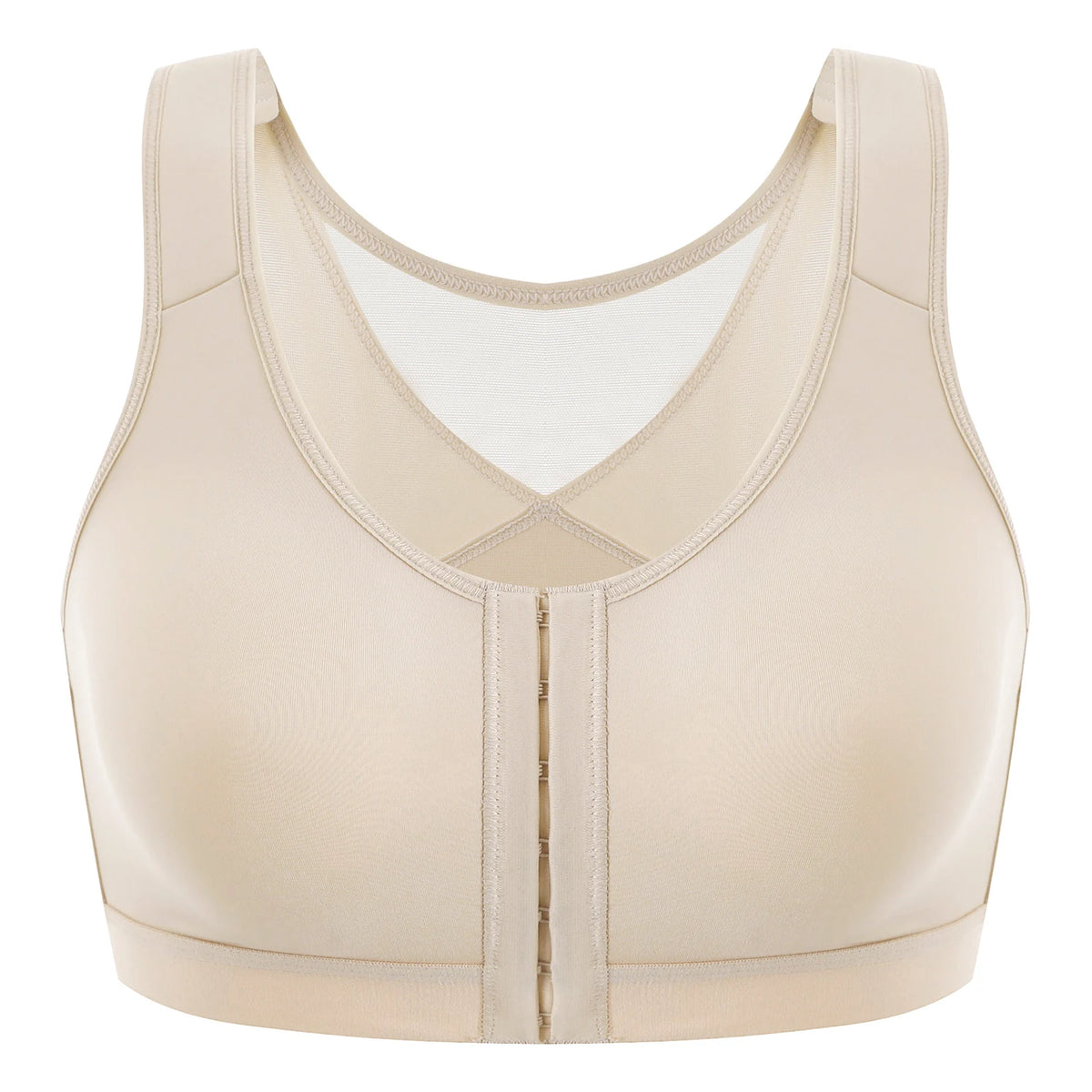 Plus Size Front Closure Posture Bra | Wire-Free Post Surgery Back Support