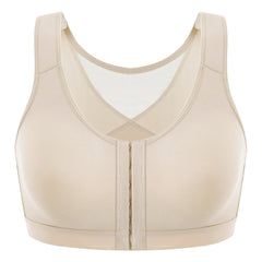 Plus Size Front Closure Posture Bra | Wire-Free Post Surgery Back Support