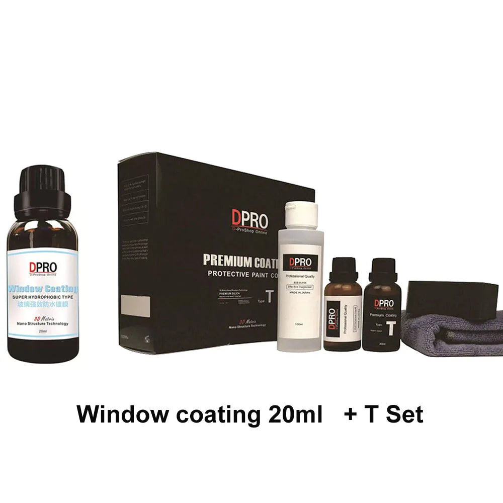 9H Graphene Ceramic Car Coating T-Set – Nano Liquid Glass Anti-Scratch Polish for 2 Cars