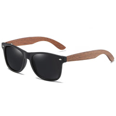 Handmade Walnut Wooden Polarized Sunglasses by Snagg It Sunglasses