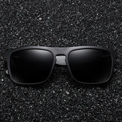 Black Wooden Polarized Sunglasses