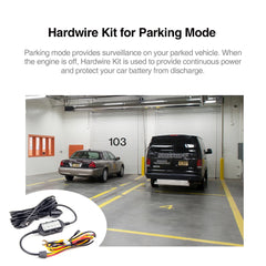 Smart ACC Hardwire Kit with Battery Protection | 24/7 Parking Surveillance for Dash Cams