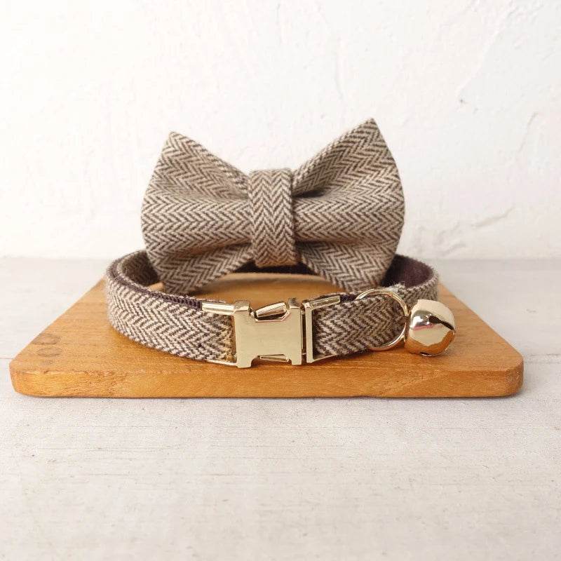 Cat Collar with Bell & Bow - SnaggIt