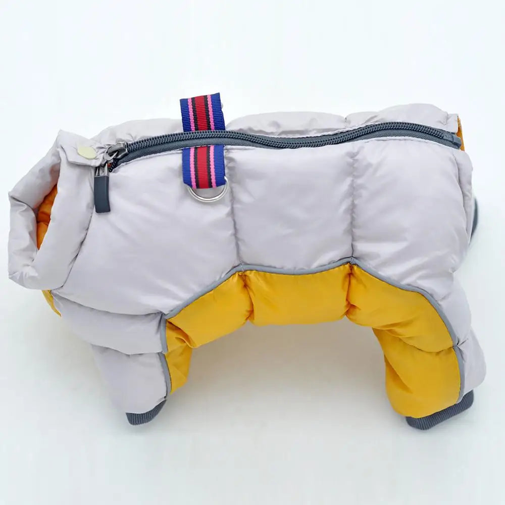 Waterproof Dog Snow Suit – Super Warm Soft Full-Cover Belly Overalls for Small Dogs