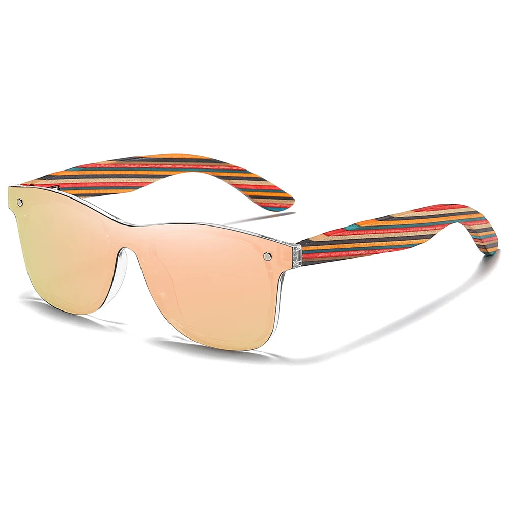Color Wooden Sunglasses