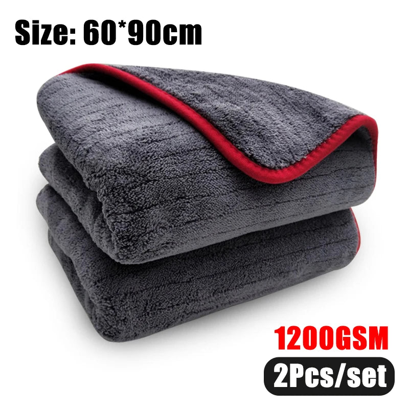1200GSM Microfiber Car Drying Towel by Snagg A Microfiber Towel